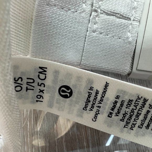 NWT White/Vapor Clear Logo lululemon Everywhere Belt Bag (EBB) - Picture 10 of 12